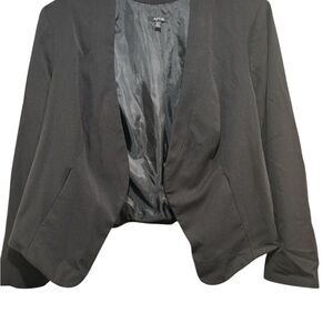 Apt. 9 black Open Front Blazer